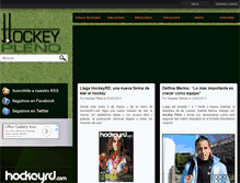 Tablet Screenshot of hockeypleno.com.ar